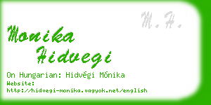monika hidvegi business card